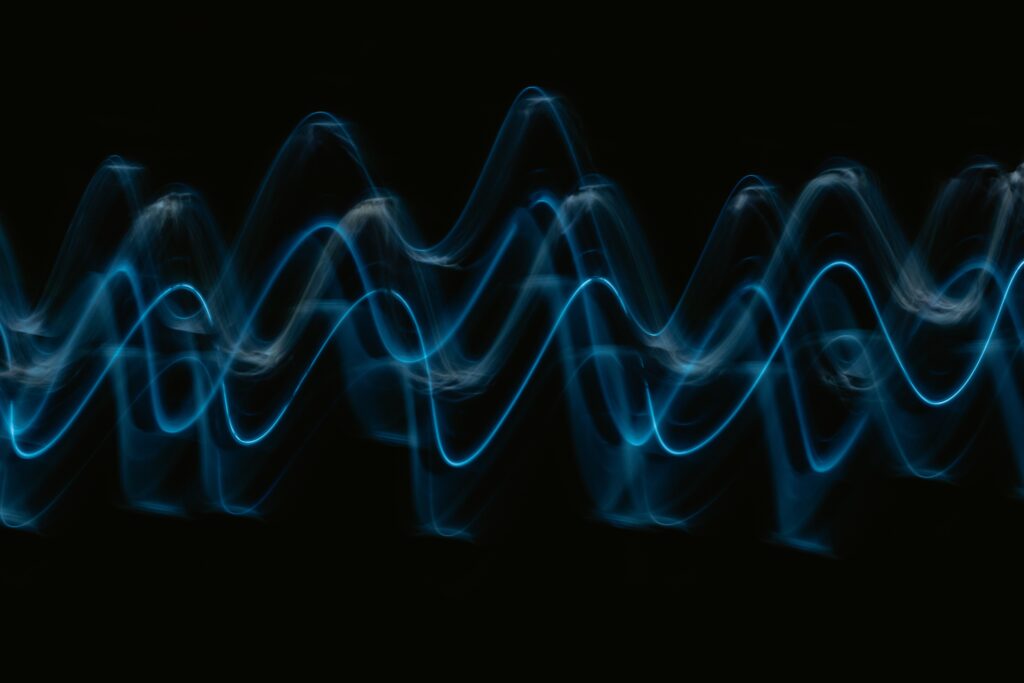 Image of audio waves